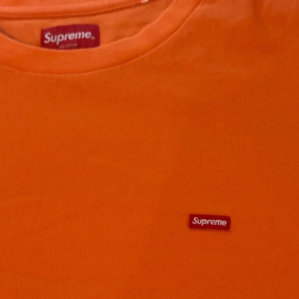 SUPREME MINI SMALL BOX LOGO TEE SHIRT ORANGE XL SHORT SLEEVE PULLOVER Y2K - Picture 2 of 8